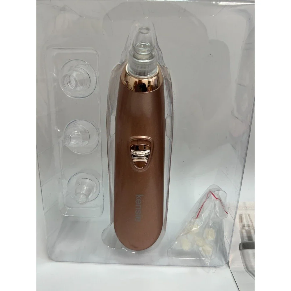 Kensie Turbo Pore Vacuum Blackhead Remover Facial Acne Cleanser Rose Gold
